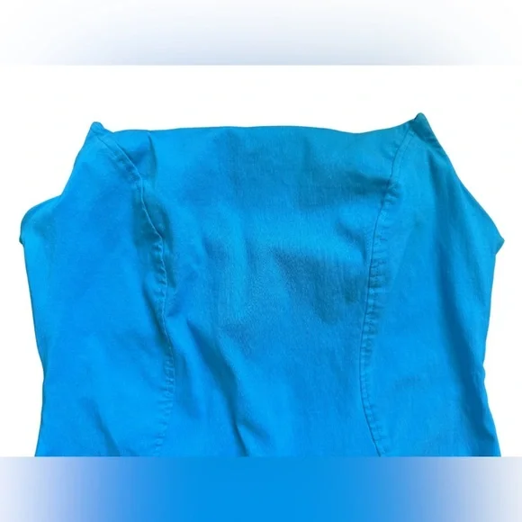 ASOS DESIGN Bright Blue Strapless Mini Dress - Size 10 - Picture 5 of 5